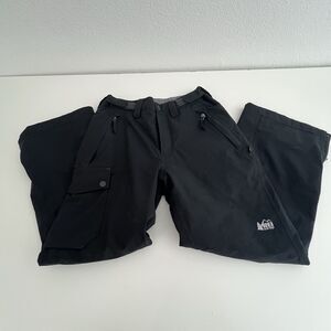 REI co.op kids snow pants ski snowboard winter waterproof black sz M (10-12)